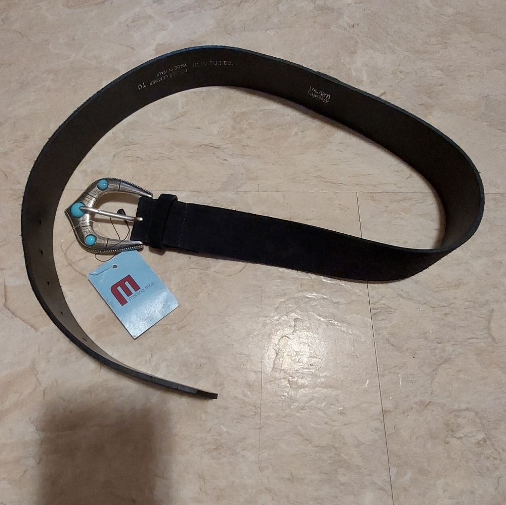 Martina mori Leather belt nwt